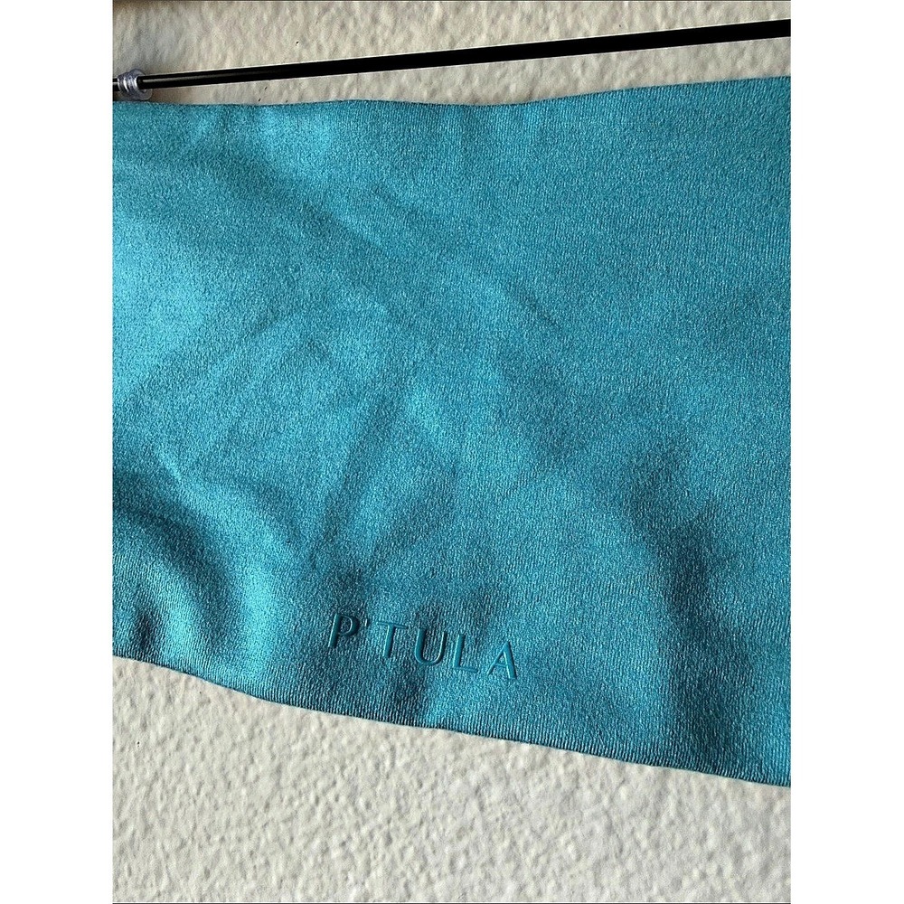 Ptula Blue Strapless Sports Bra Bandeau Activewear Womens Size Medium - Picture 3 of 4